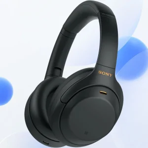 Sony WH-1000XM4/B Wireless Headphone, Noise Canceling,