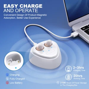 Sound Amplifiers Portable Hearing Aid Invisible In- Ear