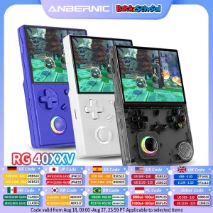 ANBERNIC RG40XXV Retro Handheld Game Console 4''