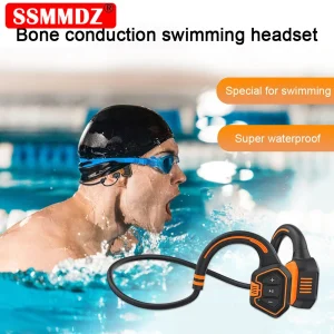 IP68 Swimming Headset AS9 Bone Conduction Headphone Headband